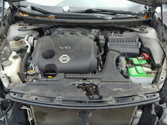 1N4AA51E19C801627 - 2009 NISSAN MAXIMA S SILVER photo 7