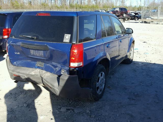 5GZCZ33D85S825460 - 2005 SATURN VUE BLUE photo 4