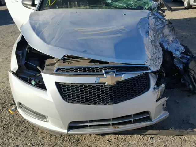 1G1PC5SH0C7304438 - 2012 CHEVROLET CRUZE LS SILVER photo 7