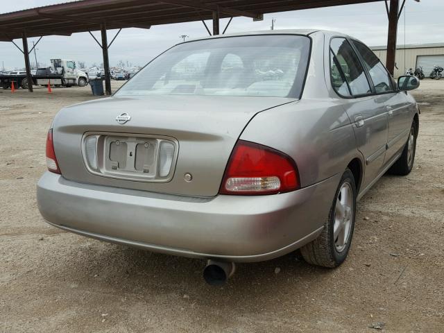 3N1CB51D3YL307461 - 2000 NISSAN SENTRA BAS GRAY photo 4