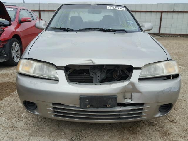 3N1CB51D3YL307461 - 2000 NISSAN SENTRA BAS GRAY photo 9