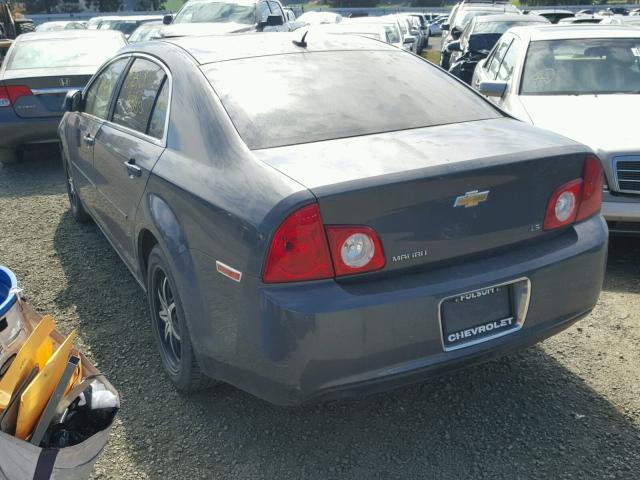 1G1ZG57B09F133304 - 2009 CHEVROLET MALIBU LS 灰色 照片 3