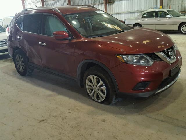 JN8AT2MT9GW002983 - 2016 NISSAN ROGUE S RED photo 1