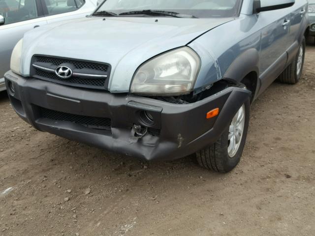 KM8JN12D66U380244 - 2006 HYUNDAI TUCSON GLS GREEN photo 9