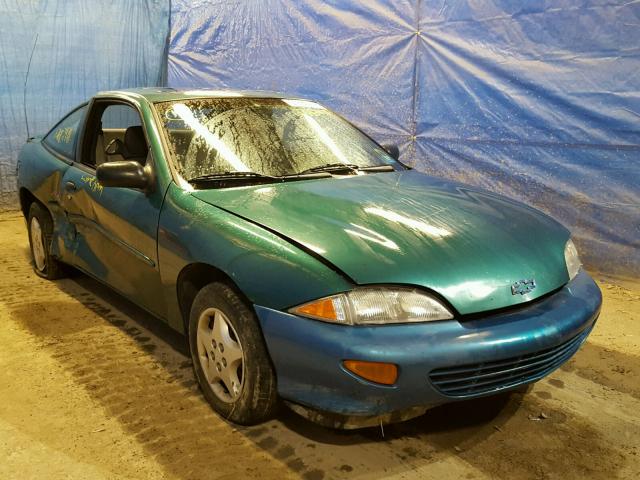 1G1JC124XW7141376 - 1998 CHEVROLET CAVALIER B GREEN photo 1