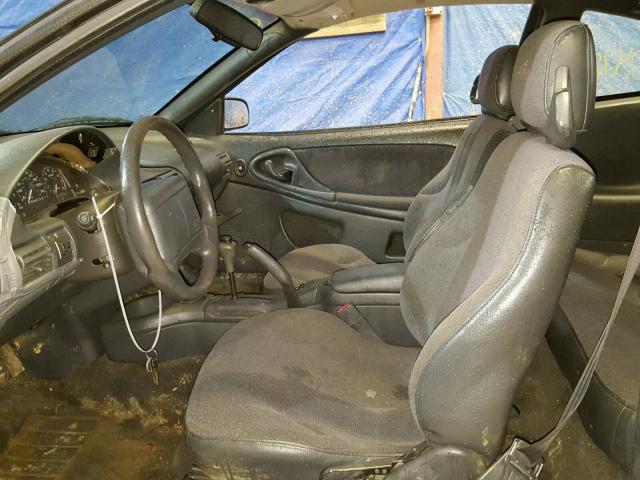 1G1JC124XW7141376 - 1998 CHEVROLET CAVALIER B GREEN photo 5