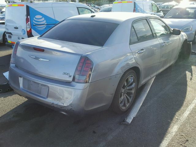 2C3CCABG8EH236732 - 2014 CHRYSLER 300 S SILVER photo 4