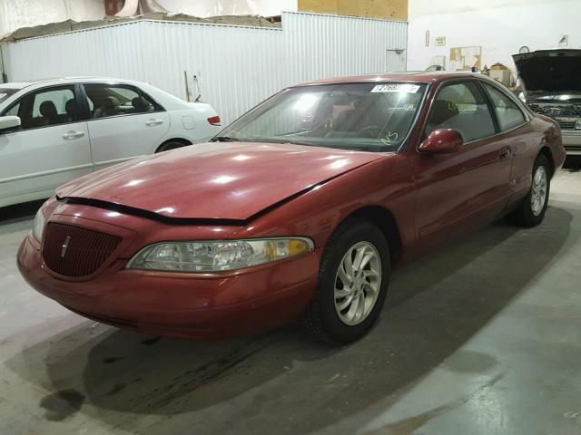 1LNLM92V0VY632404 - 1997 LINCOLN MARK VIII MAROON photo 2