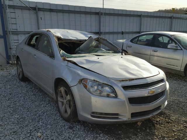 1G1ZC5E00CF396543 - 2012 CHEVROLET MALIBU 1LT SILVER photo 1