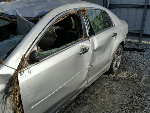 1G1ZC5E00CF396543 - 2012 CHEVROLET MALIBU 1LT SILVER photo 10