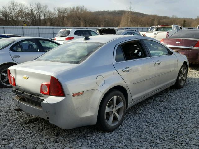 1G1ZC5E00CF396543 - 2012 CHEVROLET MALIBU 1LT 银色 照片 4