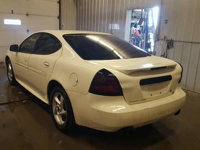 2G2WR524441337136 - 2004 PONTIAC GRAND PRIX თეთრი ფოტო 3