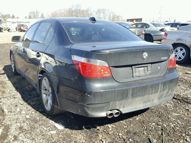 WBANB33504B107775 - 2004 BMW 545 I BLACK photo 3