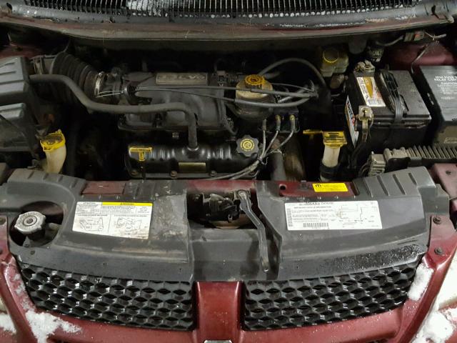 2B4GP44352R583676 - 2002 DODGE GRAND CARA MAROON photo 7