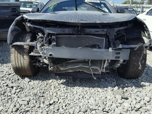 1G1FF3D74H0212650 - 2017 CHEVROLET CAMARO SS Gris foto 9