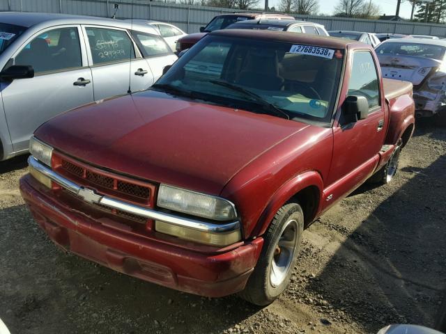 1GCCS1440Y8185397 - 2000 CHEVROLET S TRUCK S1 RED photo 2