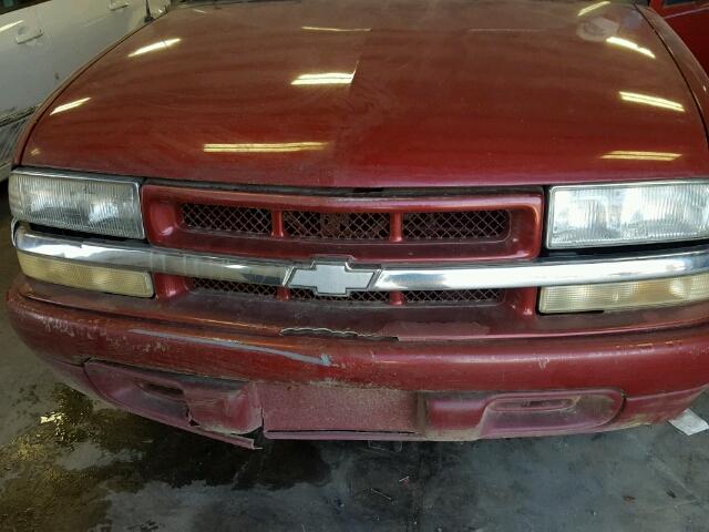 1GCCS1440Y8185397 - 2000 CHEVROLET S TRUCK S1 RED photo 9