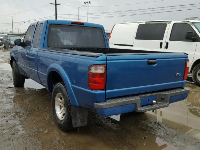 1FTYR14E21PB61236 - 2001 FORD RANGER SUP BLUE photo 3