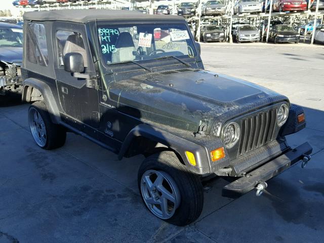 1J4FY29P8VP527355 - 1997 JEEP WRANGLER / GREEN photo 1