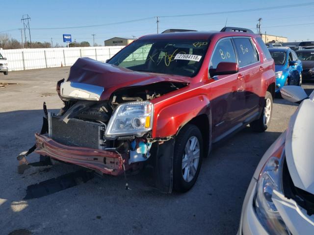 2GKALUEK0C6365842 - 2012 GMC TERRAIN SL RED photo 2