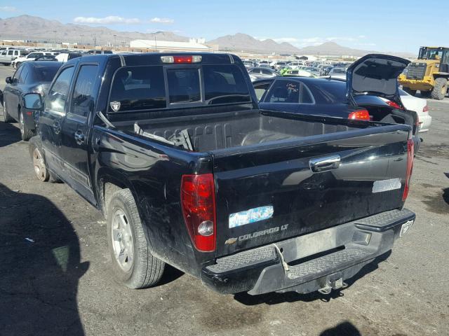 1GCDSCF90C8117294 - 2012 CHEVROLET COLORADO L BLACK photo 3