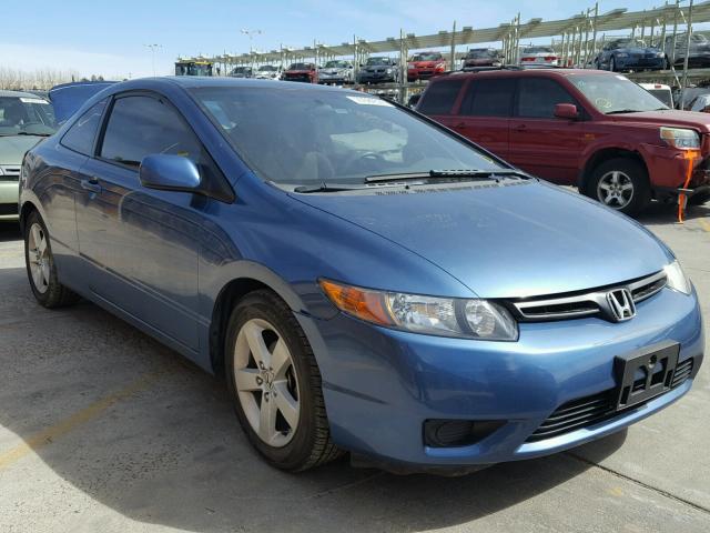 2HGFG12816H523600 - 2006 HONDA CIVIC EX BLUE photo 1