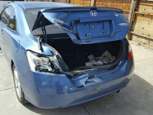 2HGFG12816H523600 - 2006 HONDA CIVIC EX ლურჯი ფოტო 9