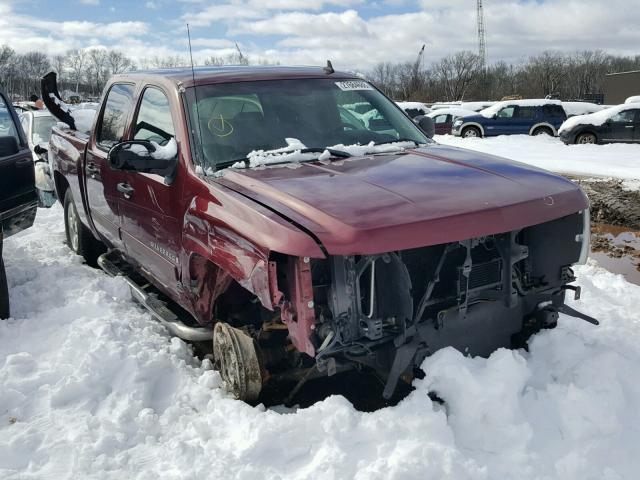 2GCEK233891112905 - 2009 CHEVROLET SILVERADO BURGUNDY photo 1