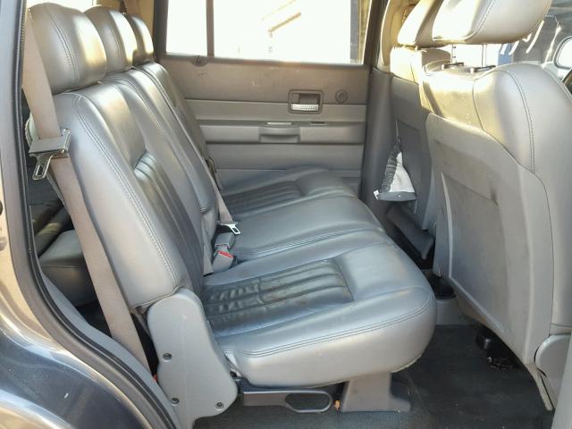 1D4HD58N14F152783 - 2004 DODGE DURANGO LI GRAY photo 6