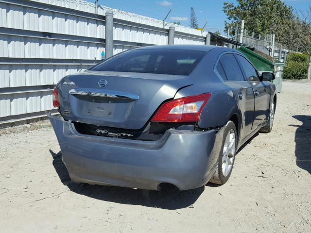 1N4AA51E59C829401 - 2009 NISSAN MAXIMA S GREEN photo 4