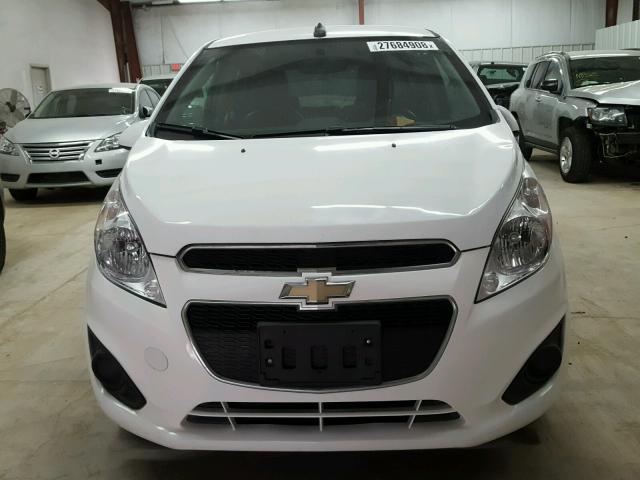 KL8CD6S91EC540424 - 2014 CHEVROLET SPARK 1LT WHITE photo 9