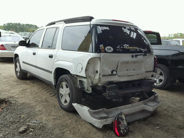 1GNES16S636242654 - 2003 CHEVROLET TRAILBLAZE WHITE photo 3