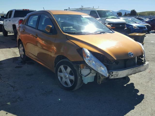 2T1KU40E69C010681 - 2009 TOYOTA COROLLA MA ORANGE photo 1