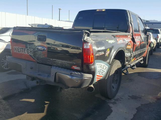 1FTSW21R18EC23730 - 2008 FORD F250 SUPER BLACK photo 4