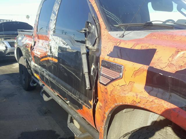 1FTSW21R18EC23730 - 2008 FORD F250 SUPER BLACK photo 9