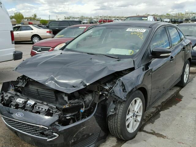 1FADP3F25FL368792 - 2015 FORD FOCUS SE BLACK photo 2