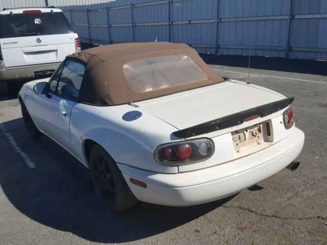 JM1NA3513L0110003 - 1990 MAZDA MX-5 MIATA WHITE photo 3