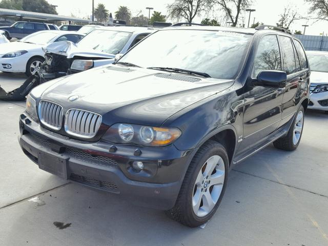 5UXFB53576LV21344 - 2006 BMW X5 4.4I BLACK photo 2