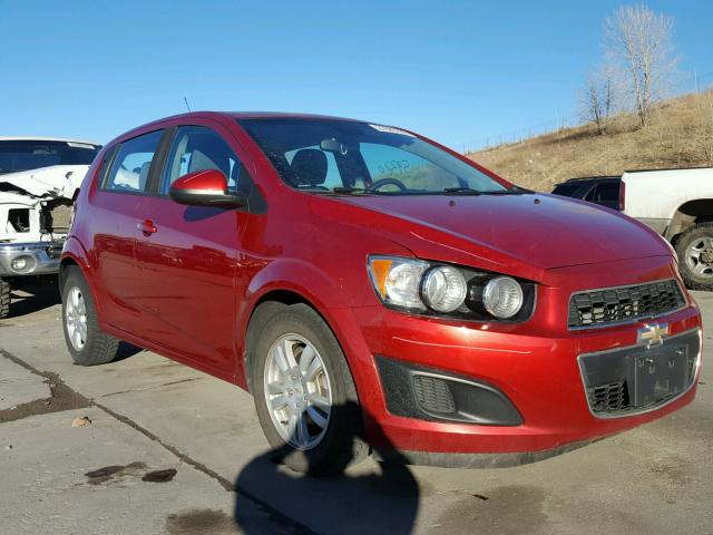 1G1JA6SH4C4147239 - 2012 CHEVROLET SONIC LS წითელი ფოტო 1