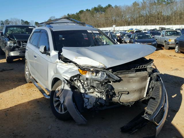 5XYKW4A29CG211694 - 2012 KIA SORENTO SX SILVER photo 1