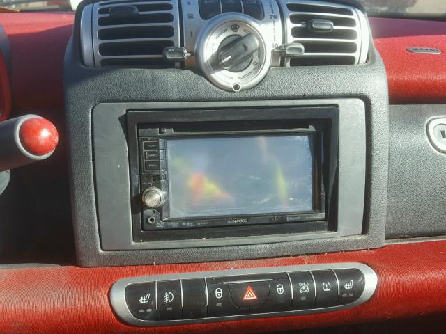 WMEEK31X29K238366 - 2009 SMART FORTWO PAS 红色 照片 9