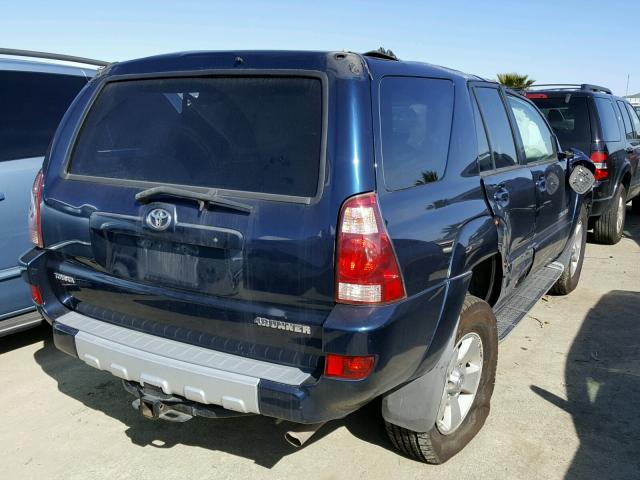 JTEBT17R548016899 - 2004 TOYOTA 4RUNNER LI BLUE photo 4