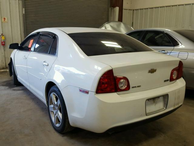 1G1ZA5E08AF278033 - 2010 CHEVROLET MALIBU LS WHITE photo 3