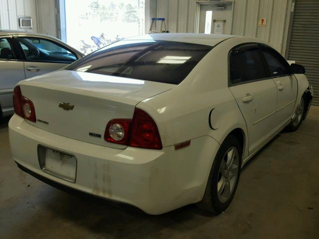 1G1ZA5E08AF278033 - 2010 CHEVROLET MALIBU LS WHITE photo 4