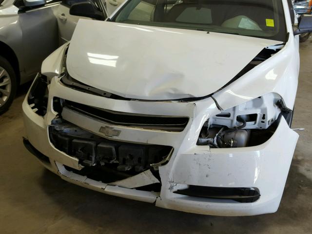 1G1ZA5E08AF278033 - 2010 CHEVROLET MALIBU LS WHITE photo 7