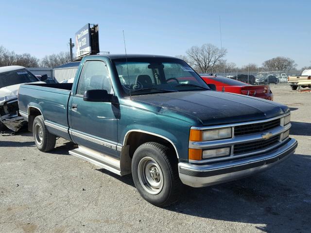 1GCEC14R7TZ122723 - 1996 CHEVROLET 1500 GREEN photo 1