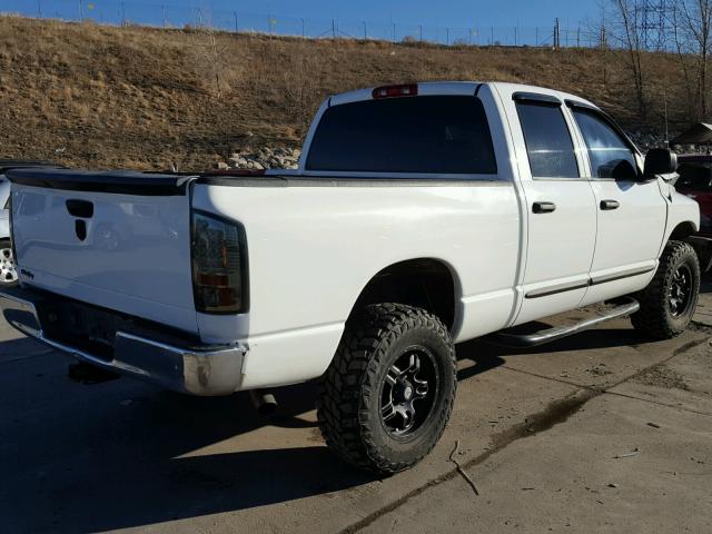 1D7HU18277J636167 - 2007 DODGE RAM 1500 S WHITE photo 4