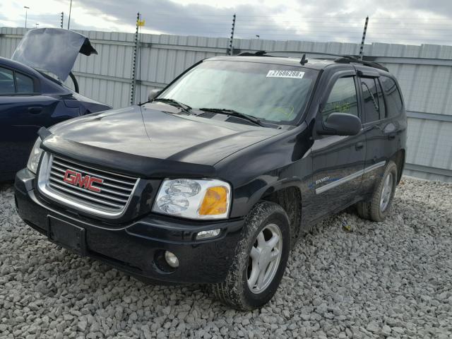 1GKDT13S862149429 - 2006 GMC ENVOY BLACK photo 2