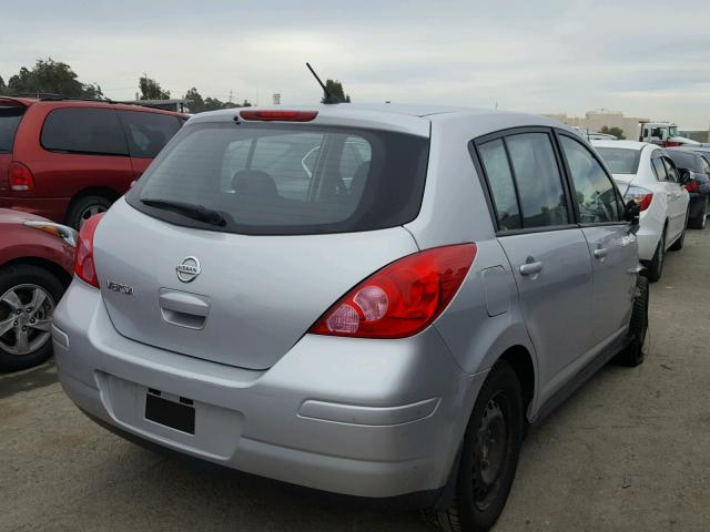 3N1BC1CP6AL404670 - 2010 NISSAN VERSA S SILVER photo 4