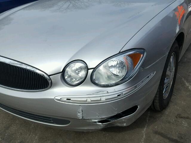2G4WD582X61200426 - 2006 BUICK LACROSSE C SILVER photo 9